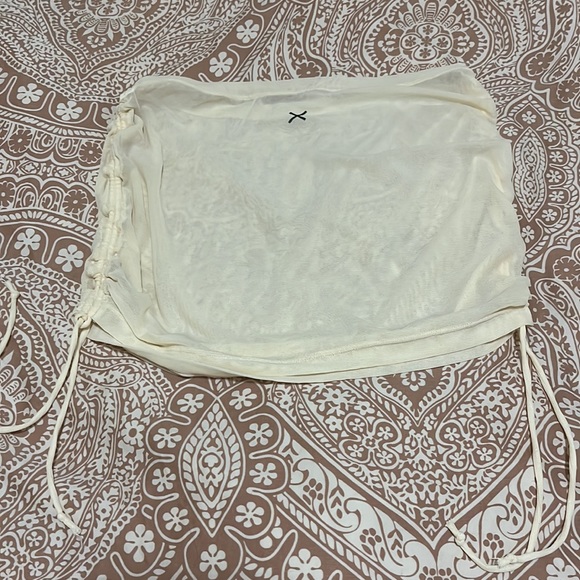 Boutine LA Tan Mesh Mini Skirt - Picture 6 of 7